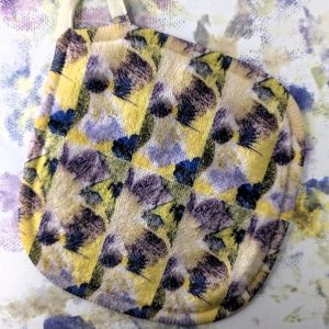 Cwtch Facecloth - Printing Pansies: Kimono #6