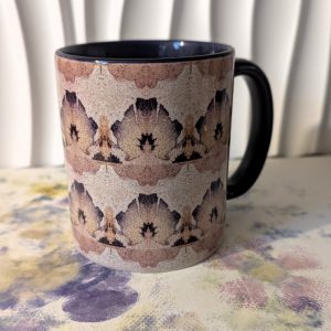Anytime Mug - Printing Pansies: Scallop Shell #1