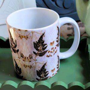 Inky Ones: Cow Parsley Botanical Ceramic Anytime Mug