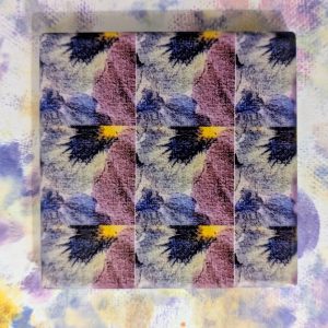 Versatile Ceramic Tile - Printing Pansies: Rya #2