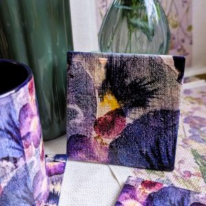 Versatile Tile - Printing Pansies: Rya Amethyst #5