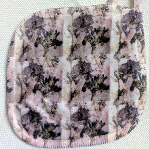 Cwtch Facecloth - Inky Ones; Geranium Violet#1