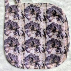 Cwtch Facecloth - Inky Ones; Geranium Violet#2