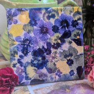 Versatile Tile / Coaster: Blousy Ones; Kimono Floral #4