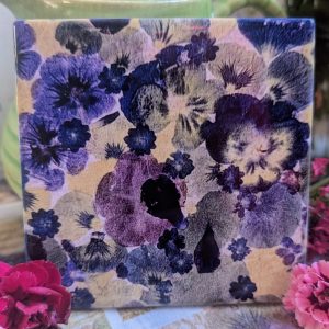 Versatile Tile / Coaster: Blousy Ones; Kimono Floral #5