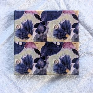 Versatile Tile - Printing Pansies; Sundae Girl #1