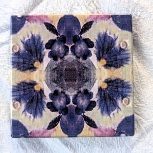 Versatile Tile - Printing Pansies; Sundae Girl #2